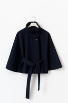 Loreza – Giacca a mantello Blu Marino