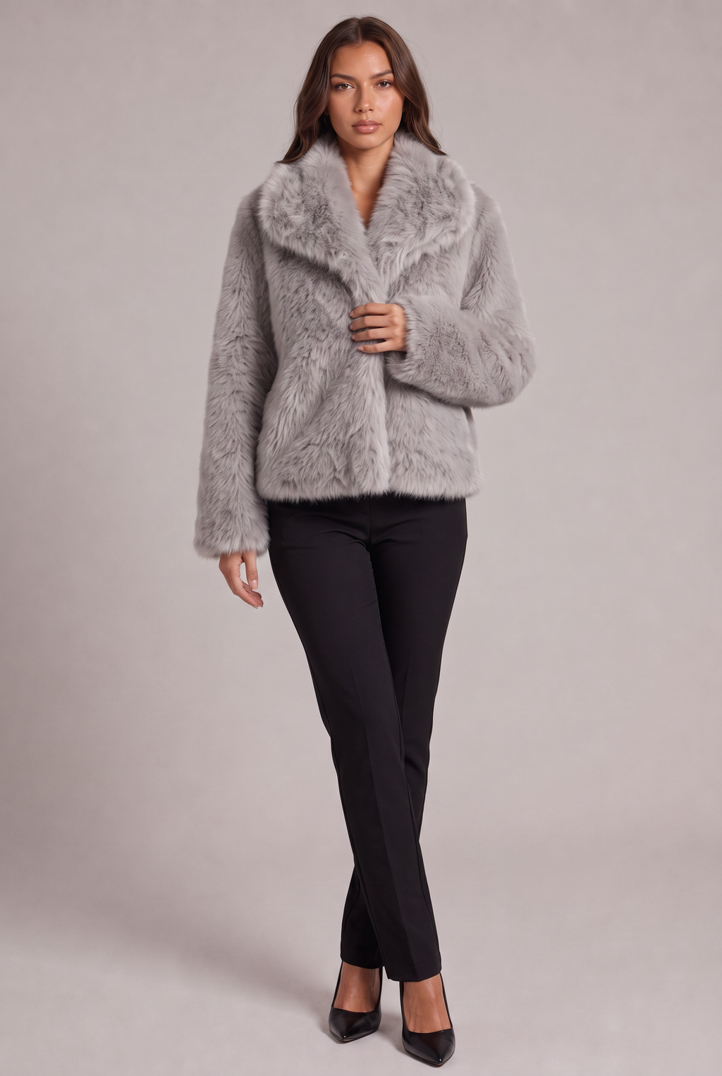 Rebecca – Giacca effetto pelliccia