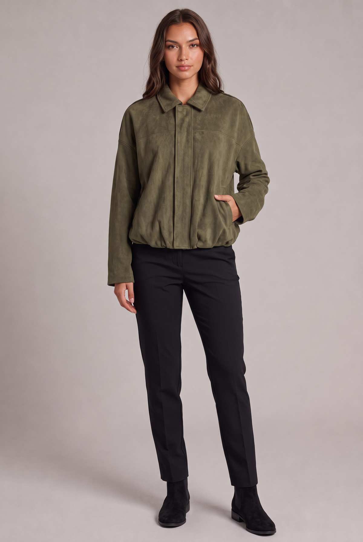 Matilde – Bomber in camoscio