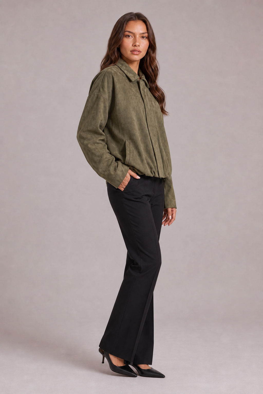 Matilde – Bomber in camoscio