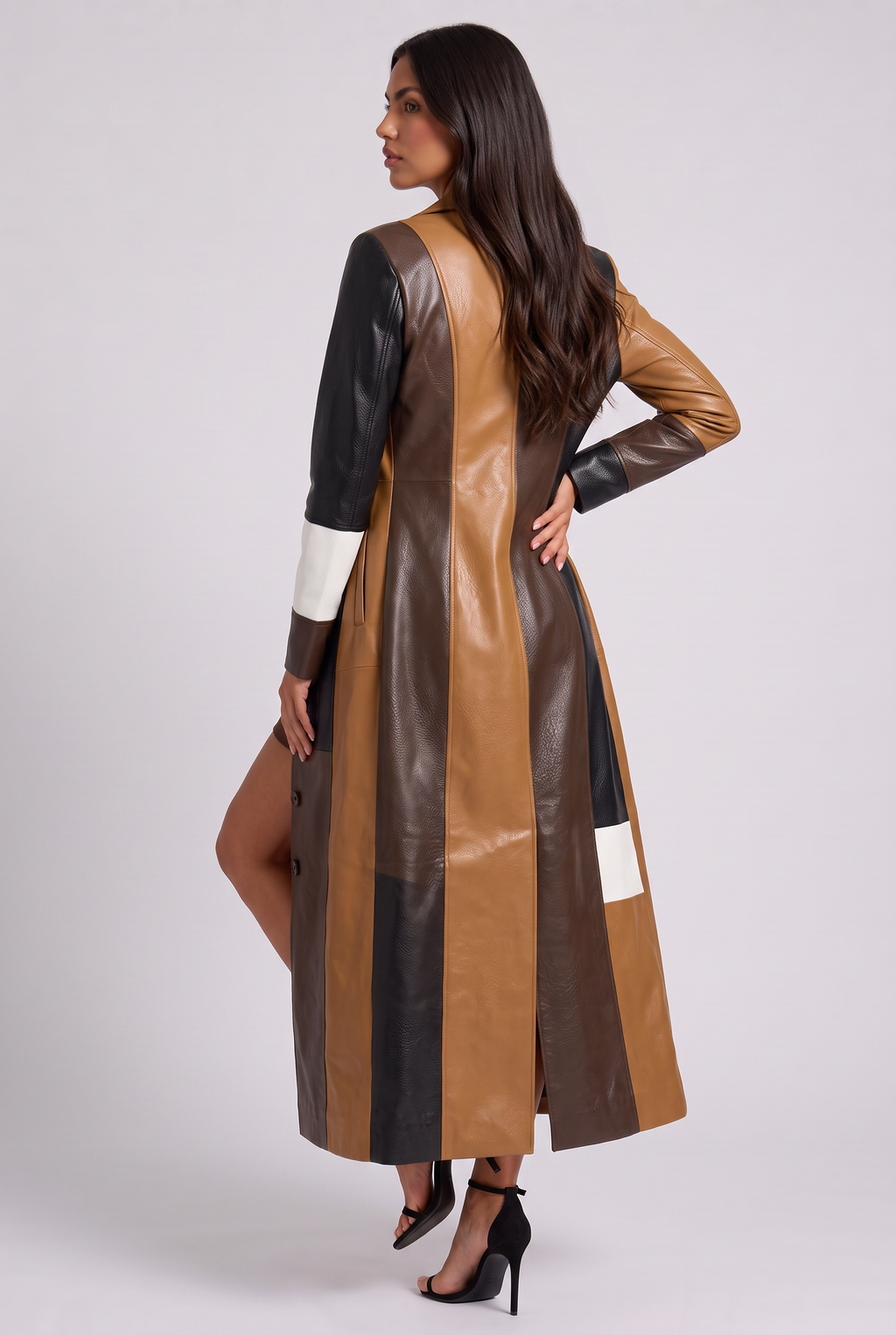 Océane – Cappotto lungo a contrasto