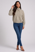 Bomber a quadri Nora
